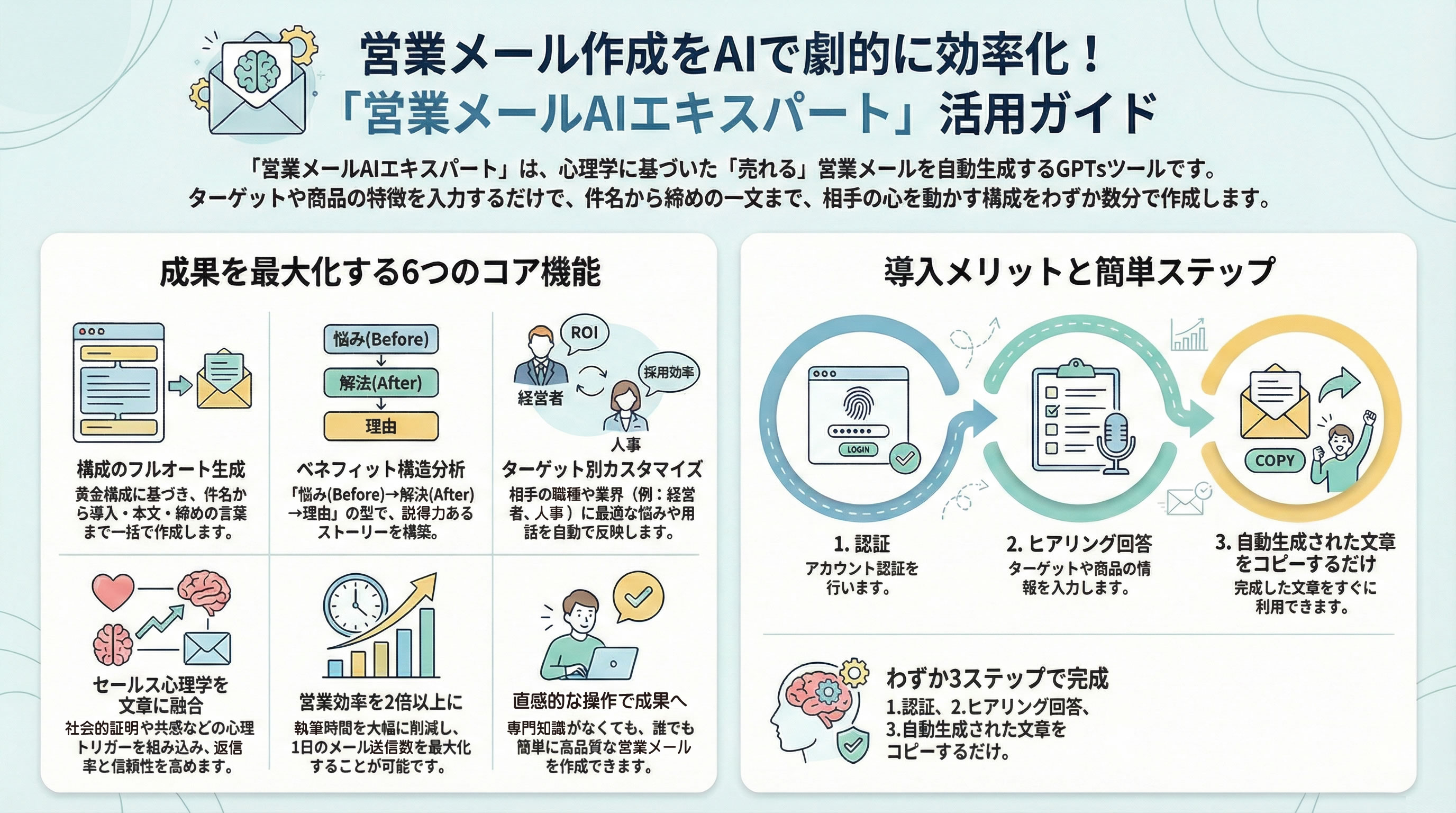 営業メールAIエキスパートGPTs